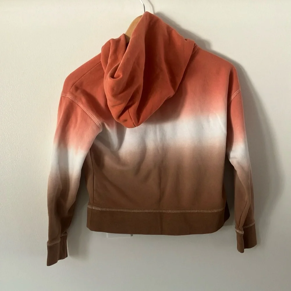 GAP Ombre brown girls M sz 8 cropped Hoodie